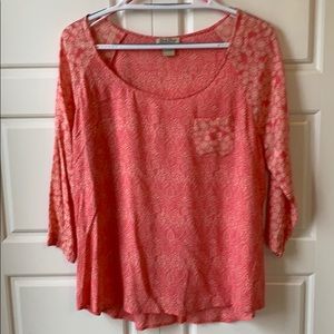 Pretty Coral Blouse